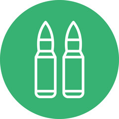 Bulet VectorLine White Circles Multicolors