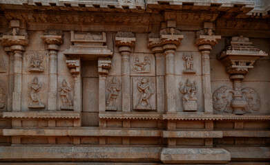 Hazara Rama Temple or Temple of a Thousand Rams. Hampi. India