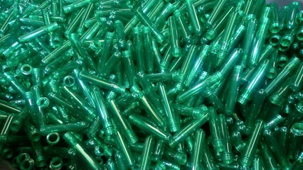 soda factory Beverage manufacturing process. intentional blur.