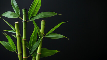 Elegant Simplicity: Lucky Bamboo represents renewal and financial growth in a minimalist setting.
