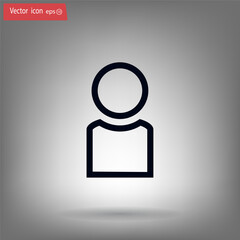 Vector illustration, gray background.