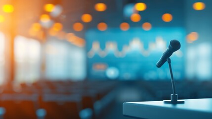 Business spokesperson addressing a press conference about regulatory compliance updates, regulatory update, compliance