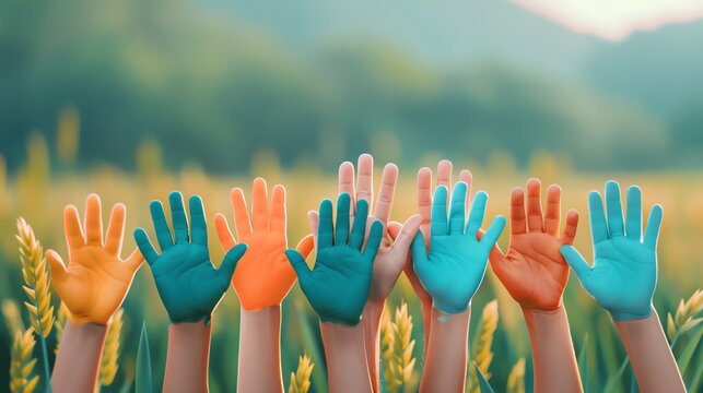 Closeup of the community engagement section in the sustainability report, community engagement, social responsibility