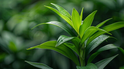 Elegant Simplicity: Lucky Bamboo represents renewal and financial growth in a minimalist setting.