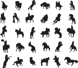 Hand Drawn Collection of Animal Silhouette