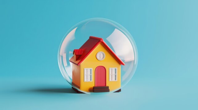 Mitigating risks in the Housing Market, safeguarding against a Real Estate Bubble with ample copy space for information
