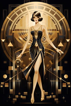 flapper girl in the club