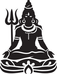 Majestic Lord Shiva Vector 