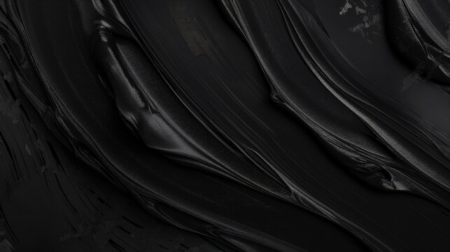 An artistic take on a black abstract texture, featuring a charcoal sketch style with soft gradients and smudges, perfect for creatives who want to make a statement in video calls.