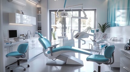 Sleek and Modern Dental Clinic Interior