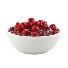 Traditional british cherries in syrup