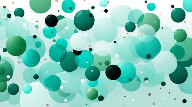 postel dots green blue pattern