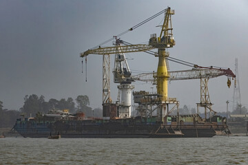 Obraz premium Ship breaking yard in Bangladesh Chittagong
