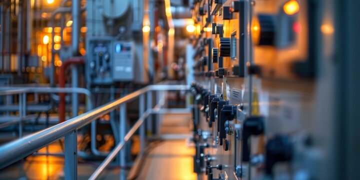  Low voltage switchgear at power plant