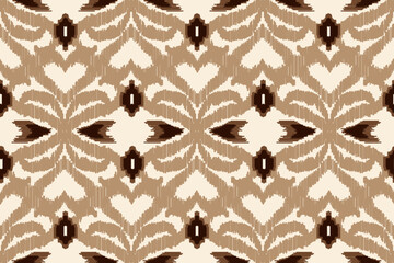 Ethnic Seamless Pattern Ikat geometric Indian style.Tribal ethnic texture. seamless striped pattern in Aztec style.Indian, Gypsy, and African rug. Bohemian.