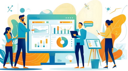 Business Analytics Team Data Presentation Dashboard Insights