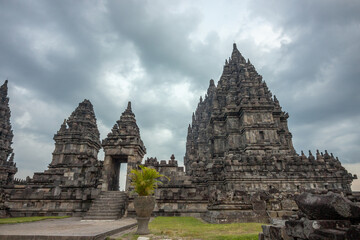 Prambanan, complex of ancient Hindu temples in Central Java, Yogyakarta, Indonesia.