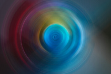 A view of a colored spinning vortex.
