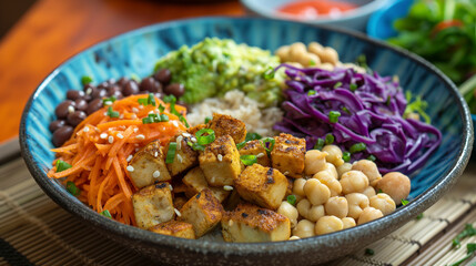 Piatto vegetariano e salutare