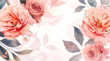 Sfondo floraela, fori rosa, sfondo