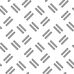 Seamless woven stripes lattice pattern. Modern stylish texture. Repeating abstract background with interlacing lines. Simple monochrome grid eps10