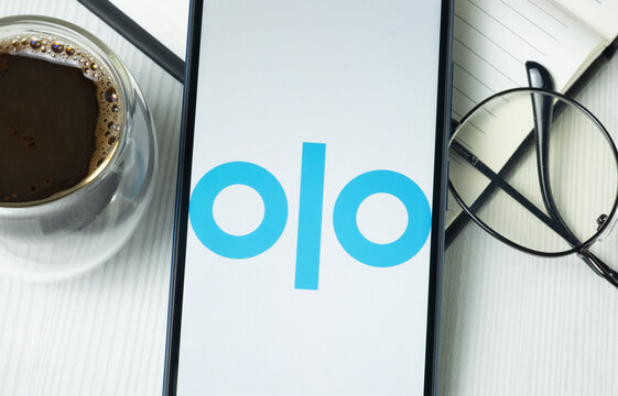 New York, USA - 21 June 2024: Olo Logo on Phone Screen, Company Icon