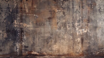 Aged brown concrete backdrop and pattern