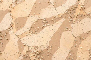 Cracked sand beach texture with rocks