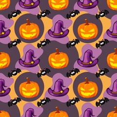 seamless pattern halloween day pattern