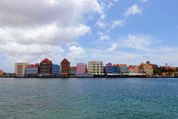 Willemstad, the capital city of Curaçao, a Dutch Caribbean island.