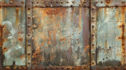 Weathered metal in grunge style for a pleasing backdrop