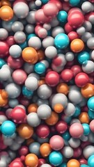 background of colorful pills