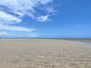 Brazil, Morro de São Paulo - 2022, October: beach and sky