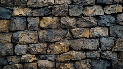 Obraz premium Stone building wall