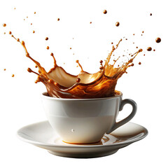 cup of coffee with splash