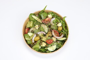 A food bowl, much like the name suggests, is a dish in which all of the ingredients are served in a bowl. 