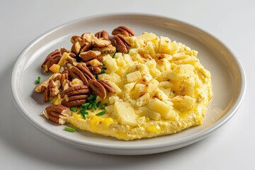 Decadent Cheddar Cheese Dip with Toasted Pecans and Chives
