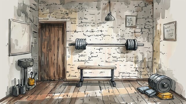 The home gym is a great way to get in shape and stay healthy