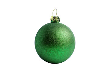 Glittery green Christmas ornament