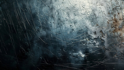 The Art of Wear: Detailed Scratched Metal Surface