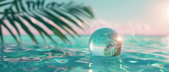 Bask in the cybernetic glow of summertime, where carefree vibes and unforgettable experiences come together, providing copy space for your summer message