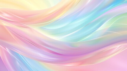 Obraz premium abstract background with smooth lines in pink, blue and yellow colors
