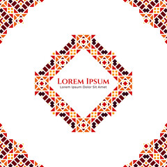 Oriental Ornament Design for Islamic Theme, Specially for Ramadan, Eid Greeting, or Wedding Invitation