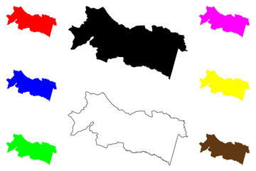 Orellana Province (Republic of Ecuador, Provinces of Ecuador) map vector illustration, scribble sketch Orellana map..