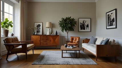 Mix and match vintage and modern furniture for a unique look.
