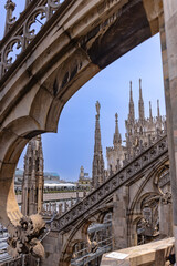 Zdobienia katedry Duomo w Mediolanie © Grzegorz