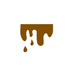 dripping chocolate vector illustration