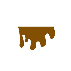 dripping chocolate vector illustration