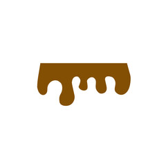dripping chocolate vector illustration