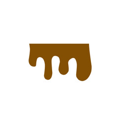 dripping chocolate vector illustration